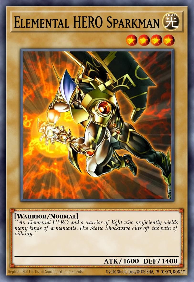 Elemental HERO Sparkman — artwork 2 of 2