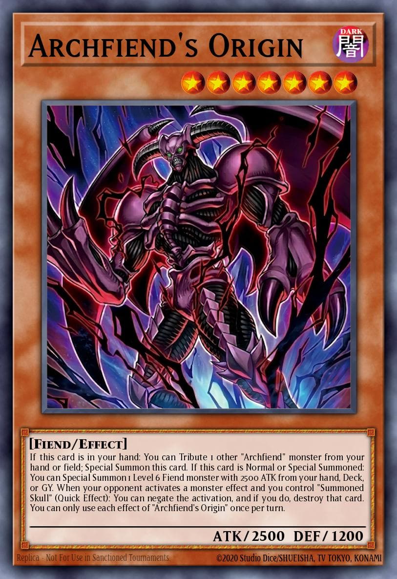 Archfiend's Origin