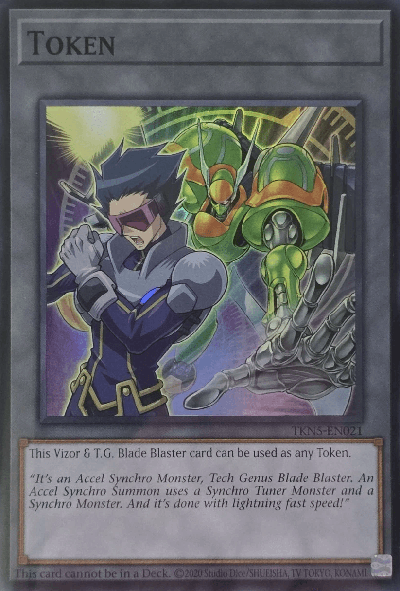 Token (Vizor and "T.G. Blade Blaster")