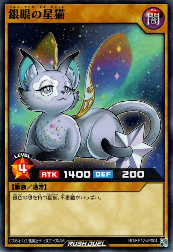 Silver-Eyes Star Cat