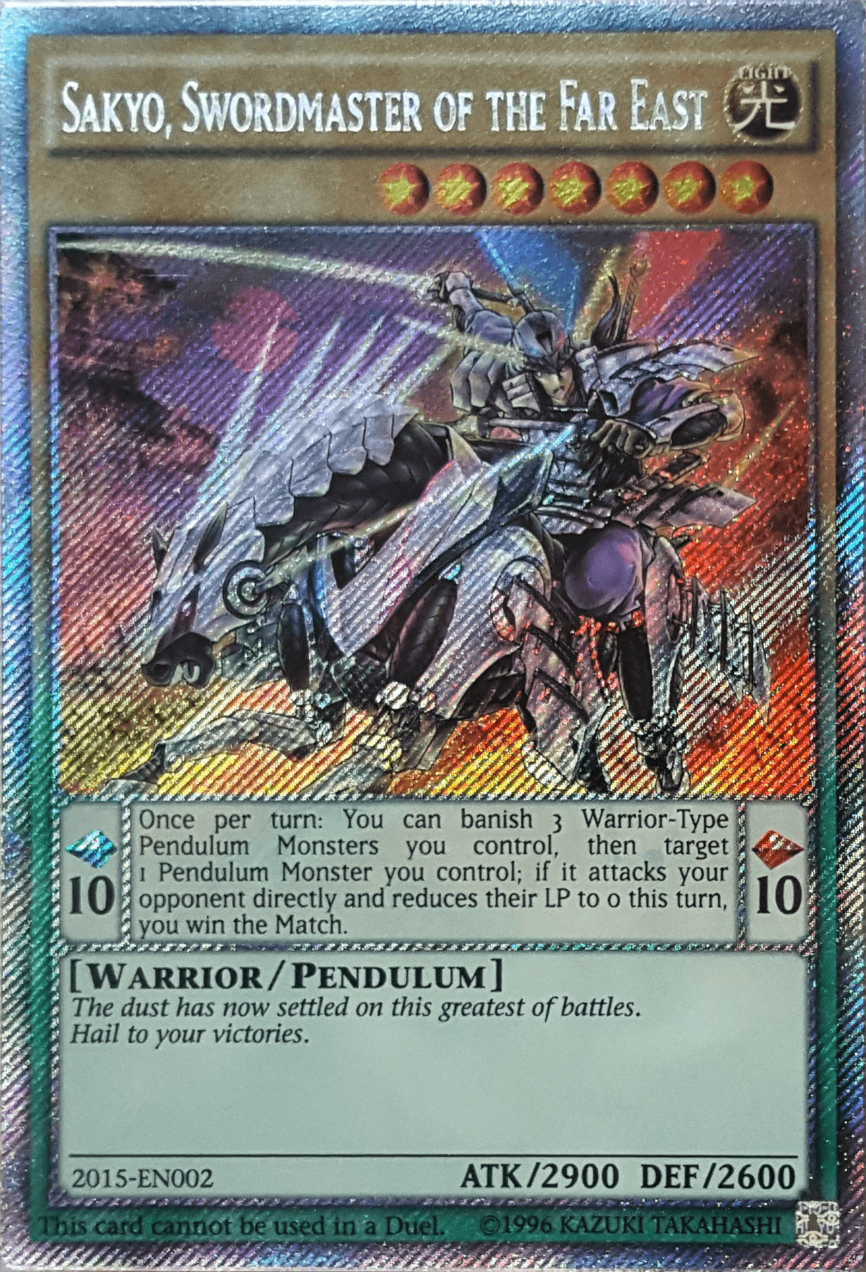 Sakyo, Swordmaster of the Far East