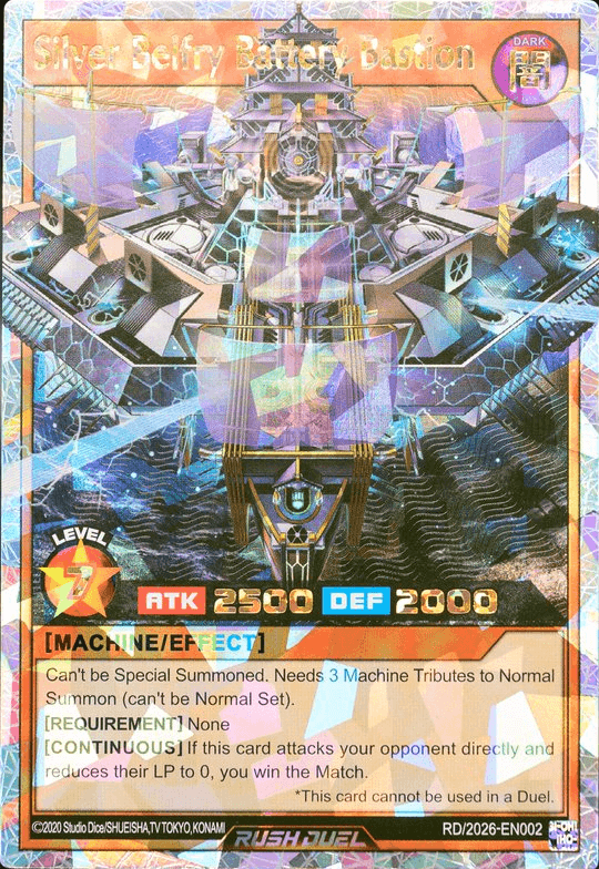 Silver Belfry Battery Bastion (Rush Duel)