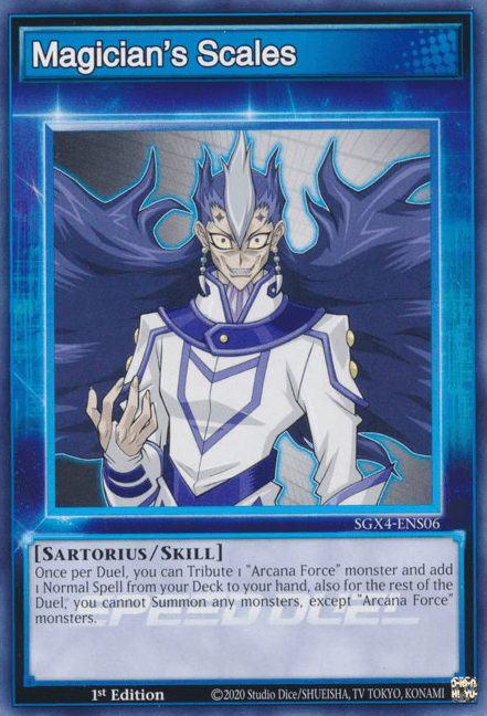 Magician's Scales (Skill Card)