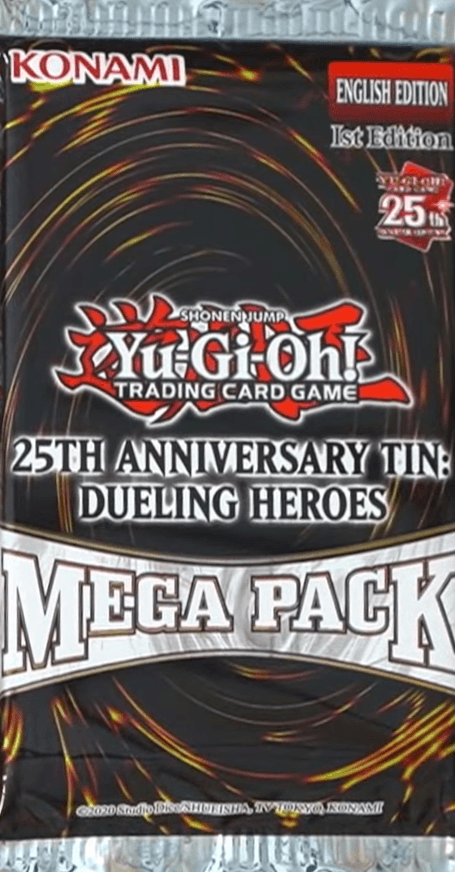 25th Anniversary Tin: Dueling Heroes Mega Pack cover