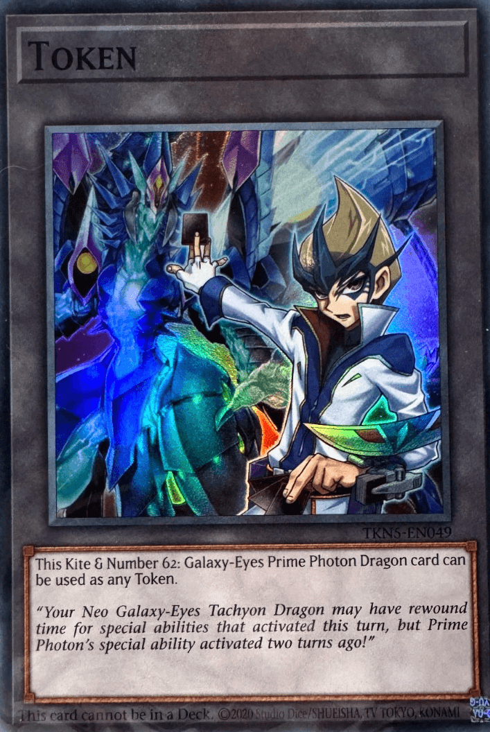 Token (Kite and "Number 62: Galaxy-Eyes Prime Photon Dragon")