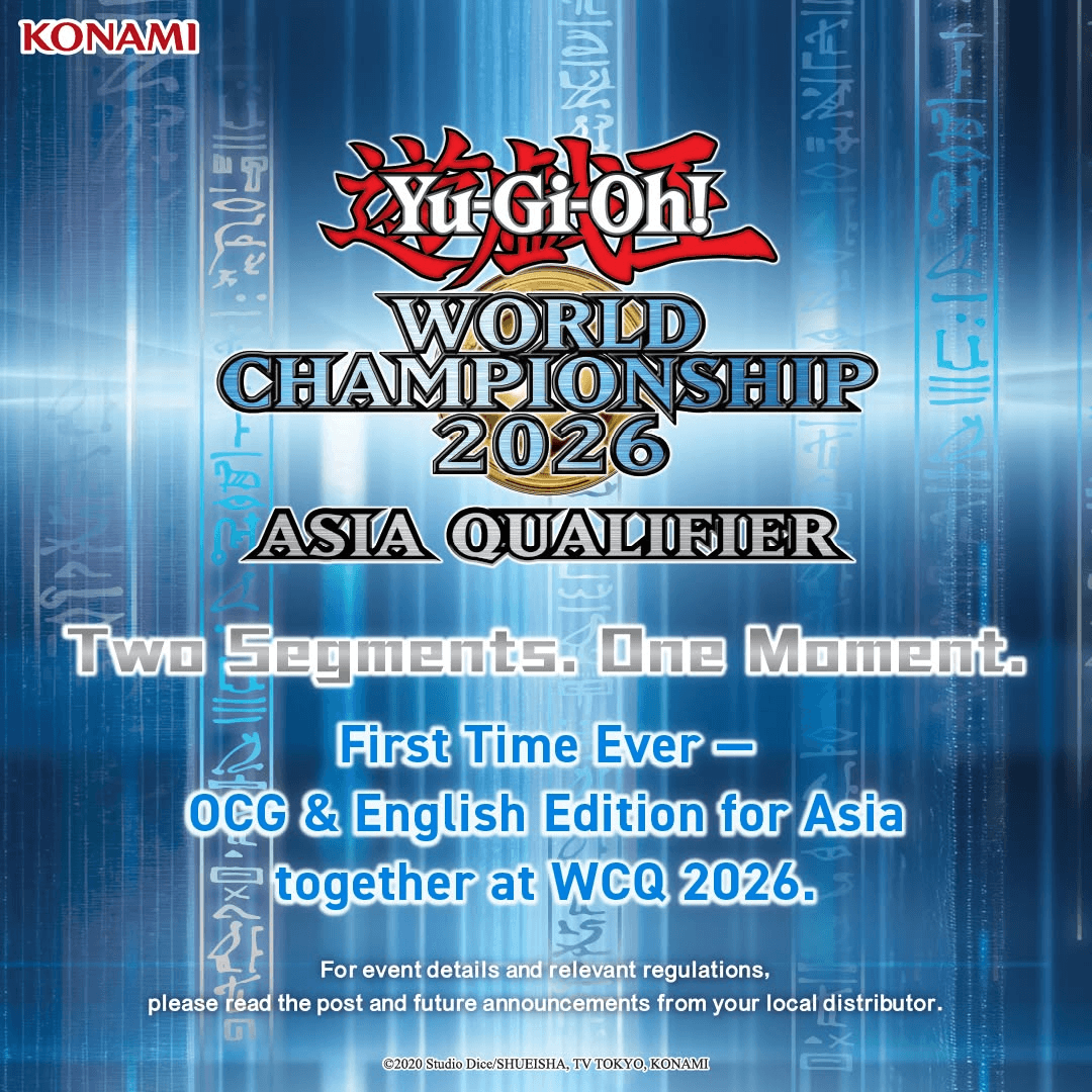Yu-Gi-Oh! World Championship Qualifier 2026 Asia Finals prize card cover