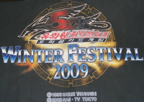 Winter Festival 2009 promotional cards cover