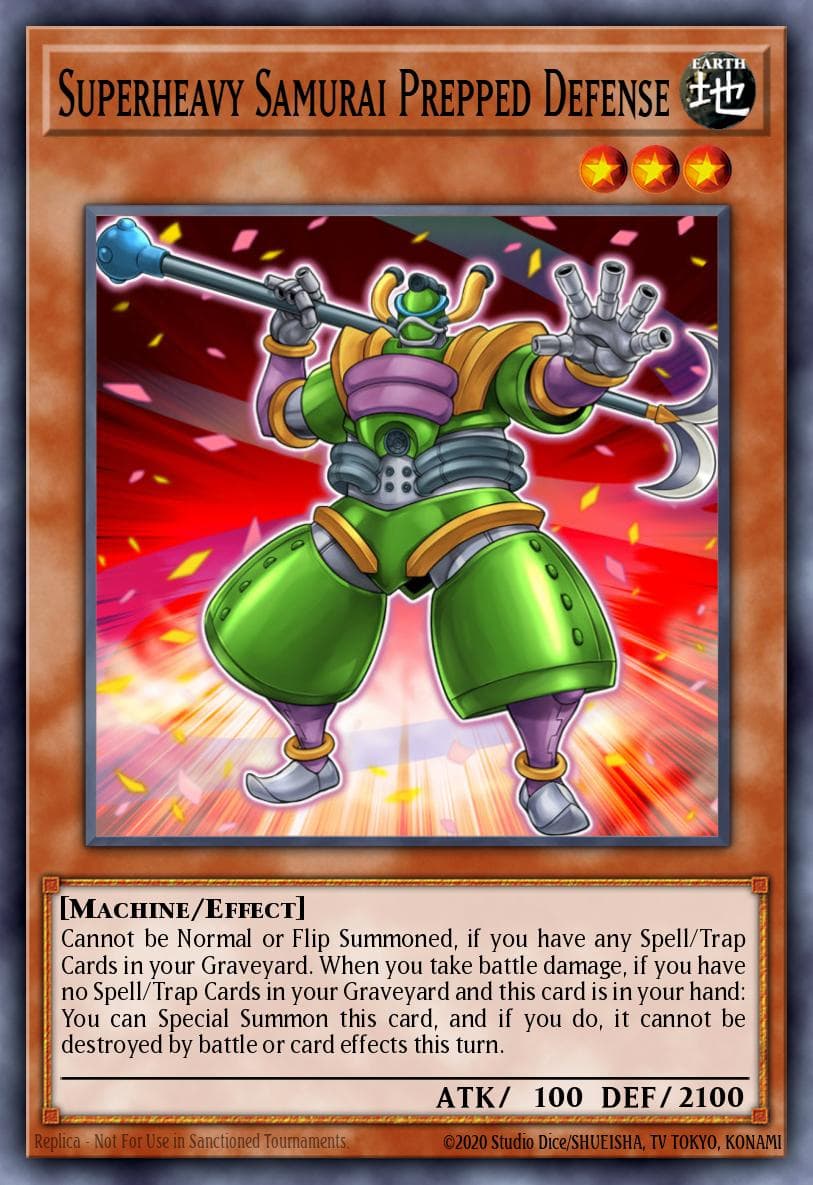 Superheavy Samurai Prepped Defense