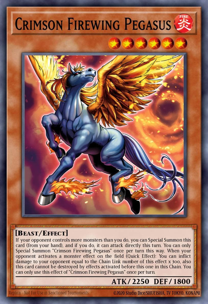 Crimson Firewing Pegasus — artwork 2 of 2