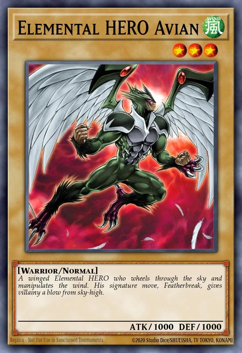 Elemental HERO Avian — artwork 2 of 2