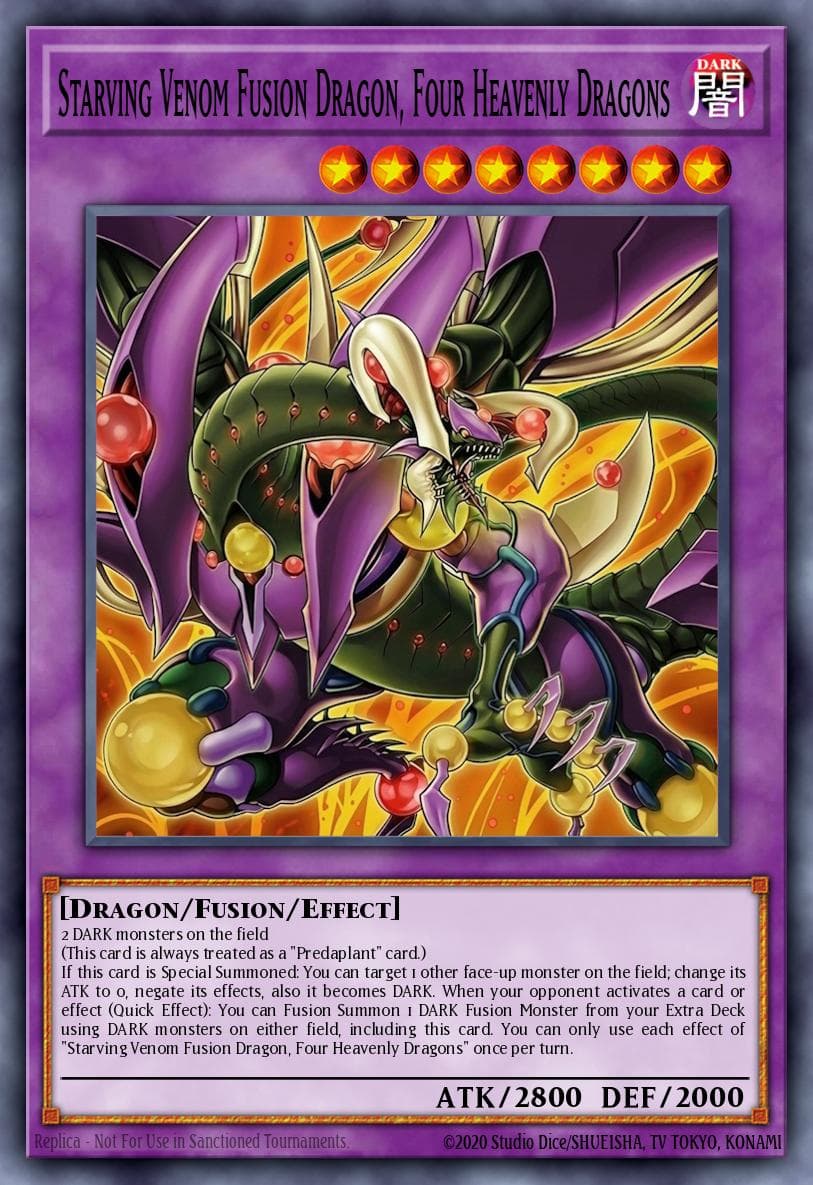Starving Venom Fusion Dragon, Four Heavenly Dragons — artwork 3 of 3