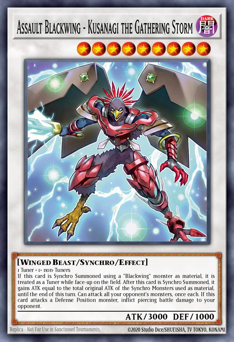 Assault Blackwing - Kusanagi the Gathering Storm — artwork 2 of 2