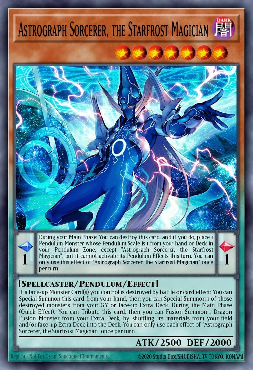 Astrograph Sorcerer, the Starfrost Magician — artwork 2 of 2