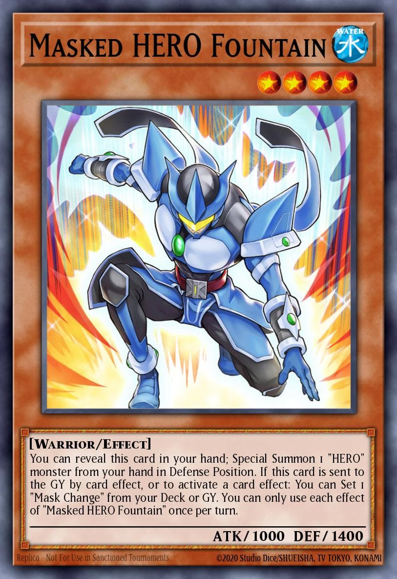 Masked HERO Fountain — artwork 2 of 2