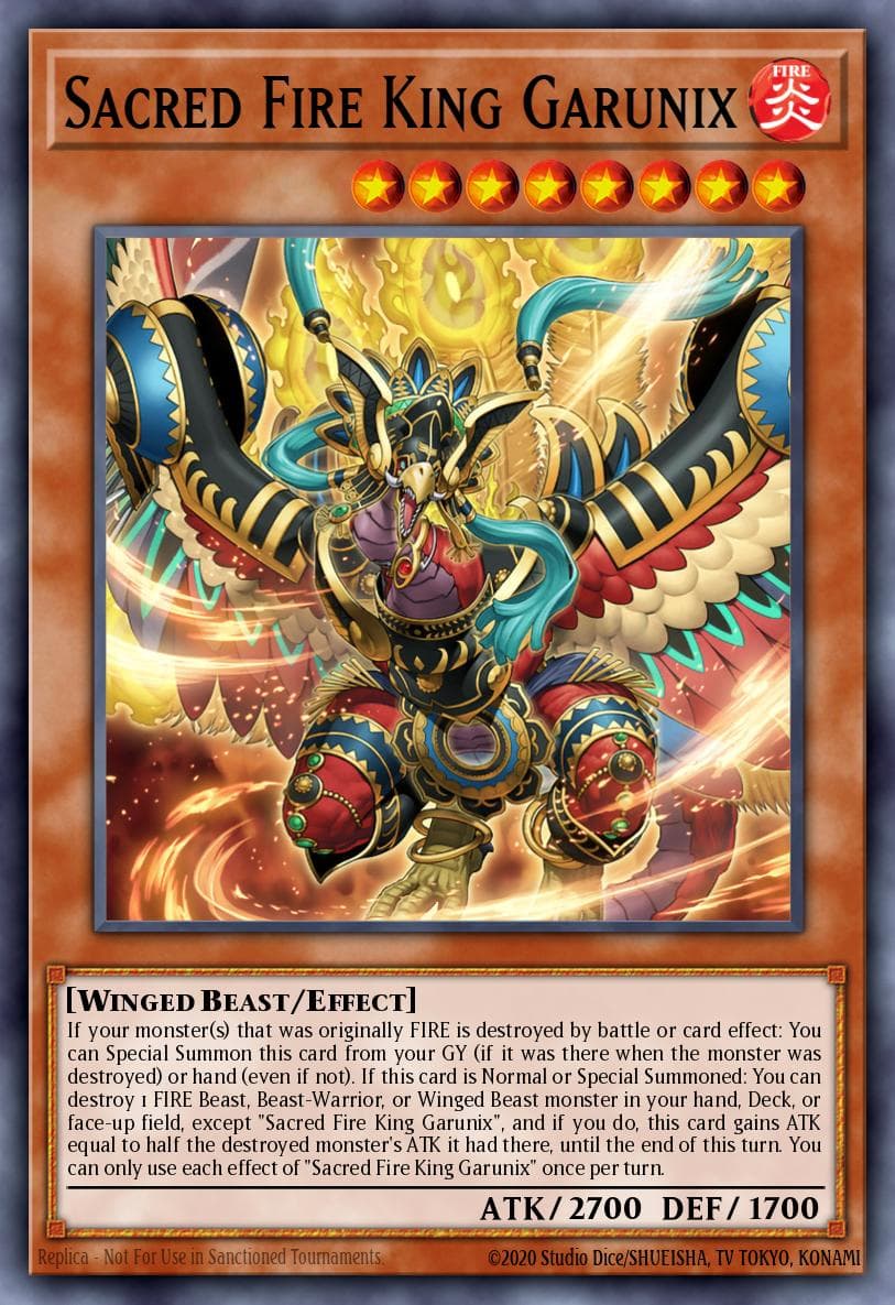 Sacred Fire King Garunix