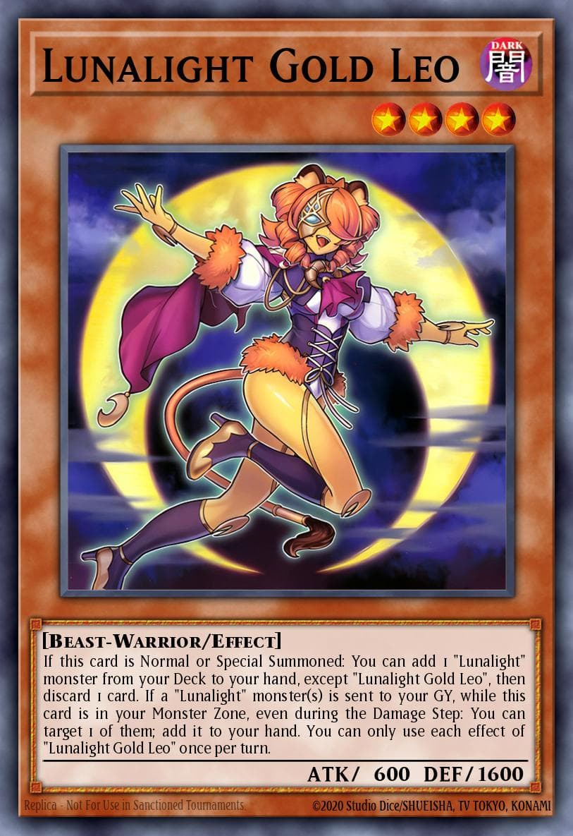Lunalight Gold Leo — artwork 2 of 2
