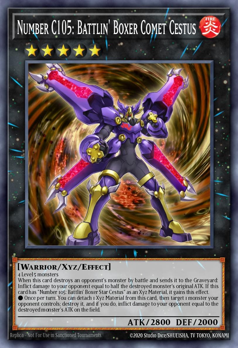 Number C105: Battlin' Boxer Comet Cestus