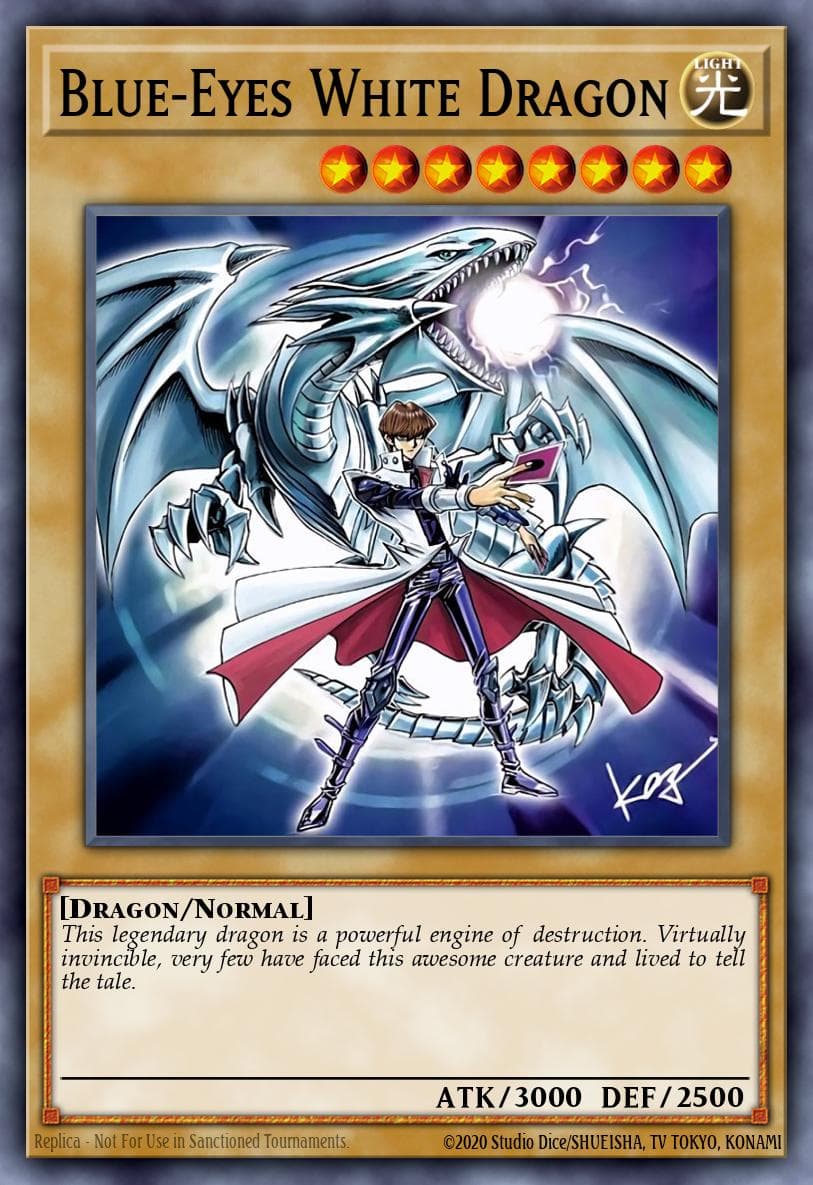 Blue-Eyes White Dragon — artwork 8 of 8