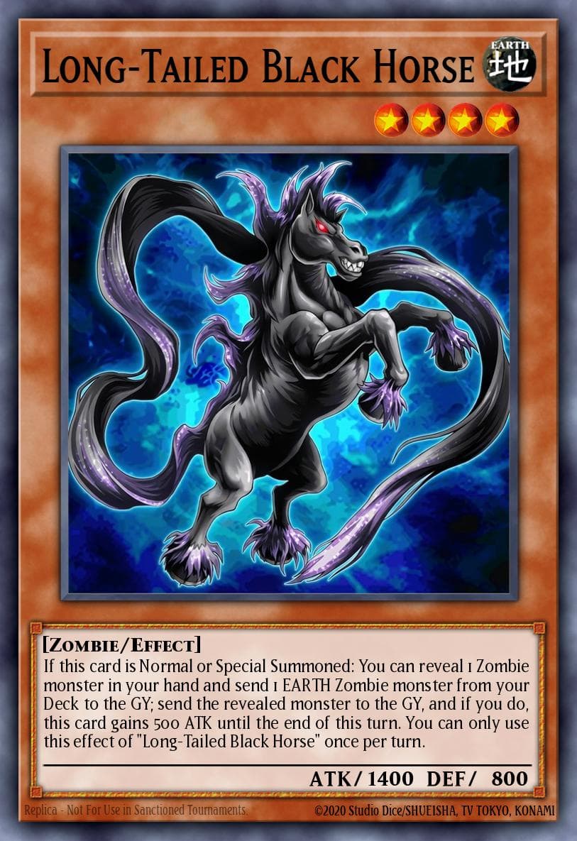 Long-Tailed Black Horse — artwork 2 of 2