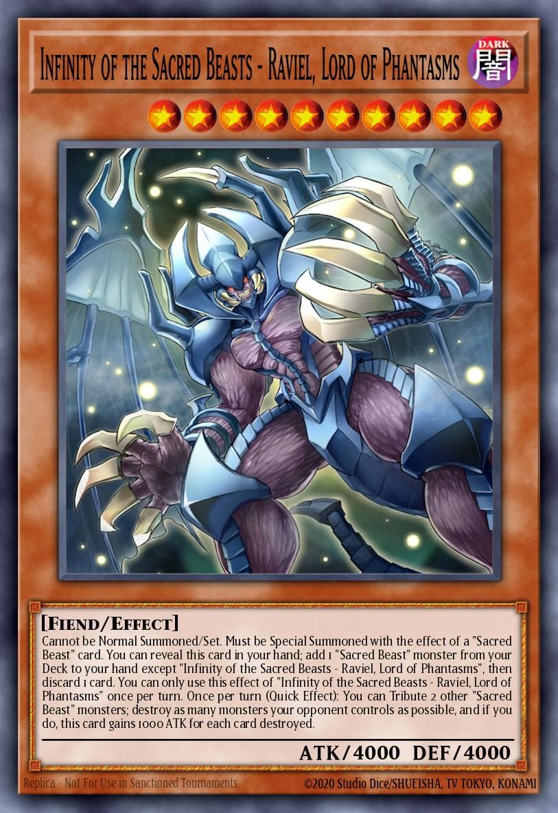 Infinity of the Sacred Beasts - Raviel, Lord of Phantasms — artwork 2 of 2