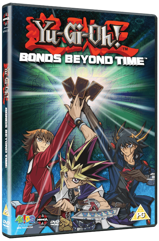 Yu-Gi-Oh! 3D Bonds Beyond Time DVD promotional card cover