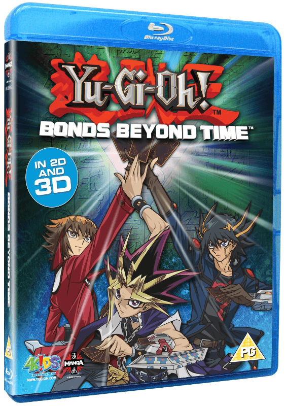 Yu-Gi-Oh! 3D Bonds Beyond Time Blu-ray promotional card cover