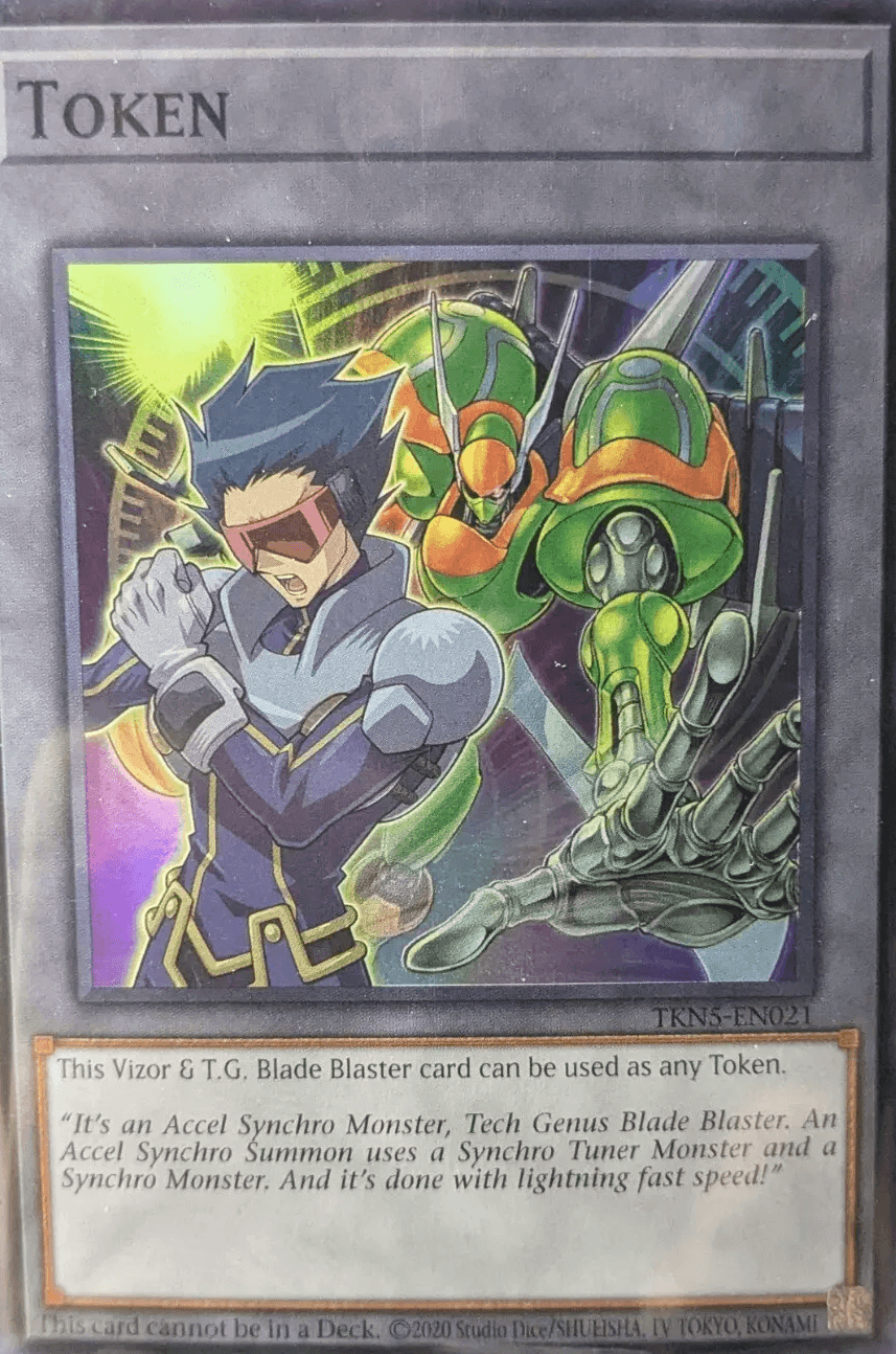 Token (Vizor and "T.G. Blade Blaster")