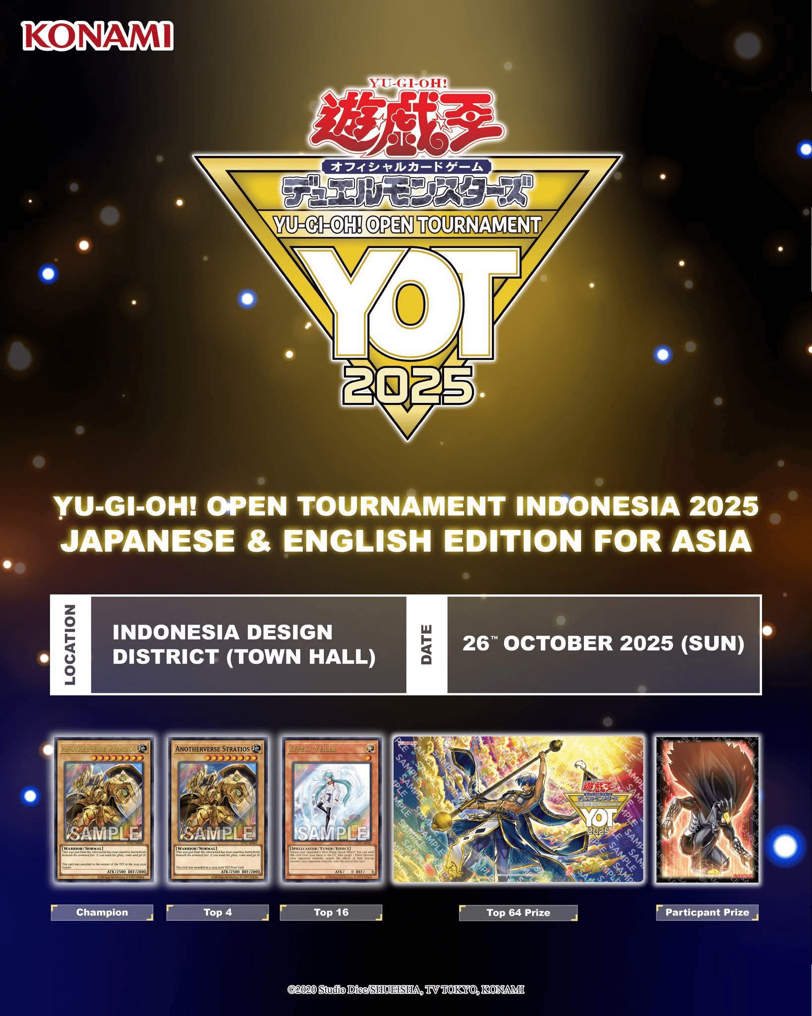 Yu-Gi-Oh! Open Tournament Indonesia 2025 prize cards cover