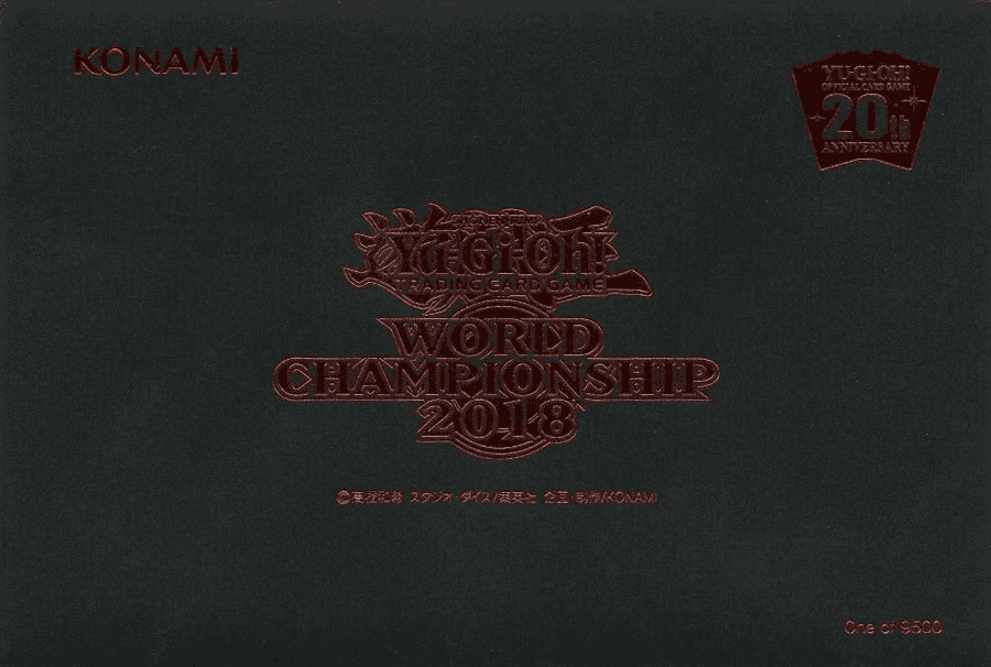 Yu-Gi-Oh! World Championship 2018 attendance cards cover