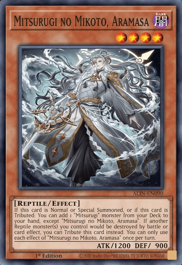Mitsurugi no Mikoto, Aramasa